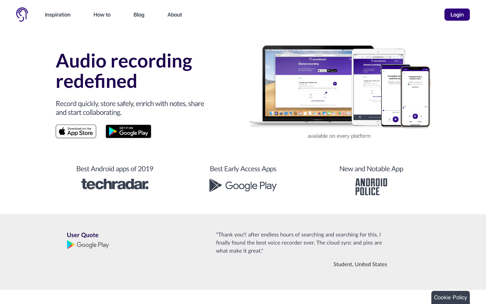aroundsound.com website